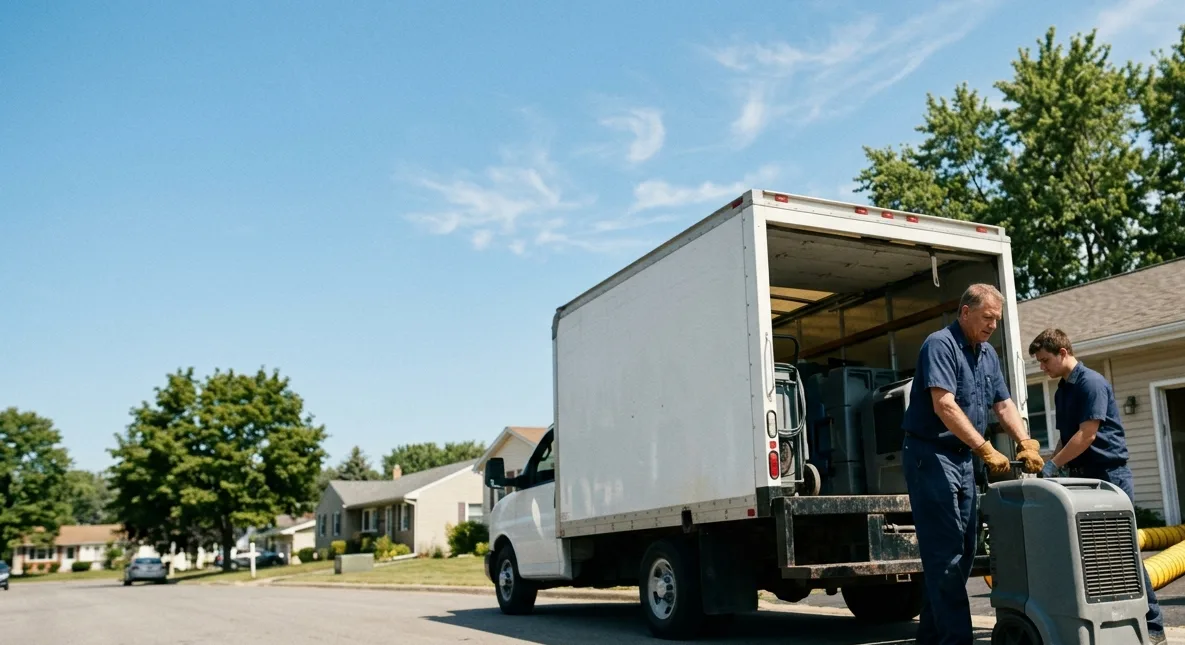 Water Damage Cleanup in Freelandville, IN near me